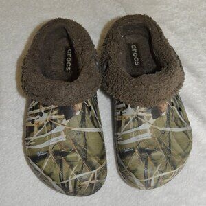 Crocs Removable Lining Realtree Camo Clogs Unisex Men's size 7/Women's 9